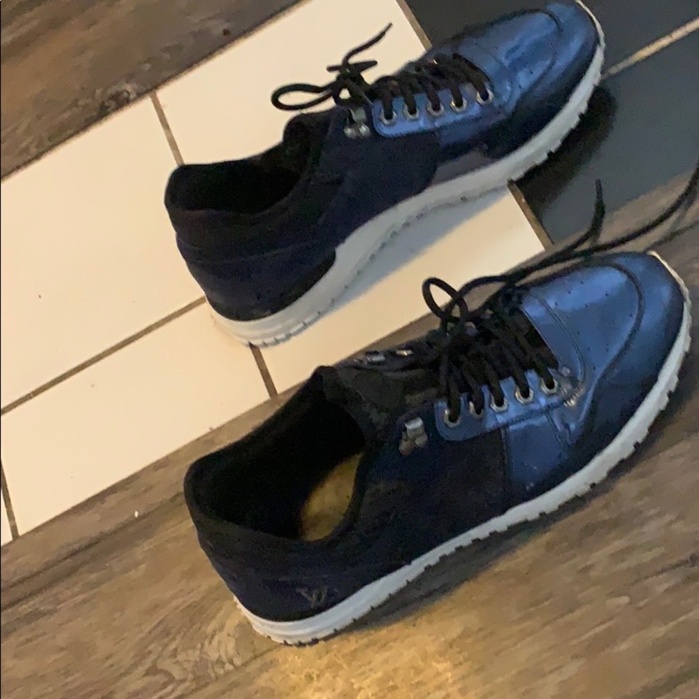 Louis Vuitton blue sneakers